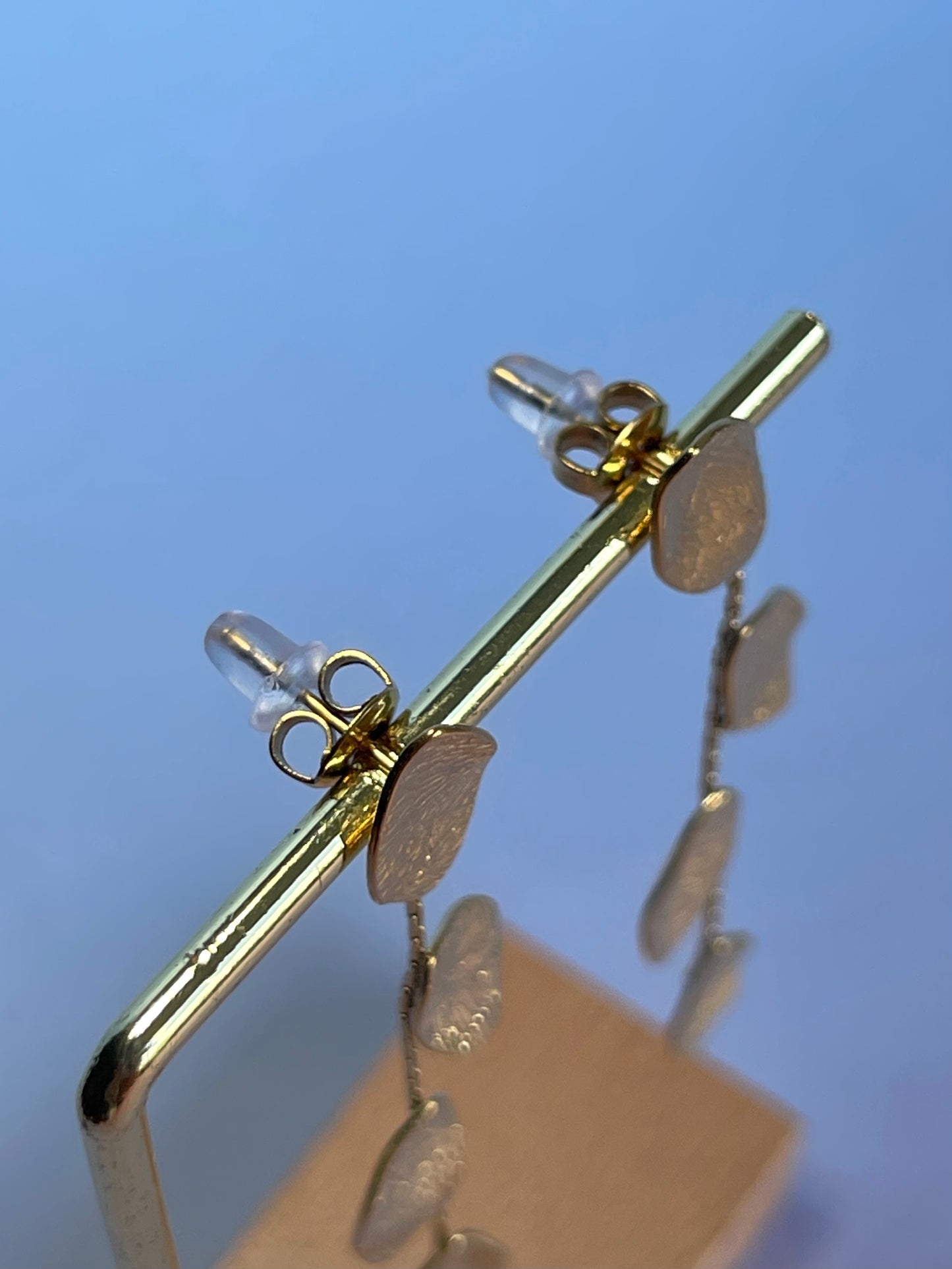 Par de pendientes “Autumn” dorado