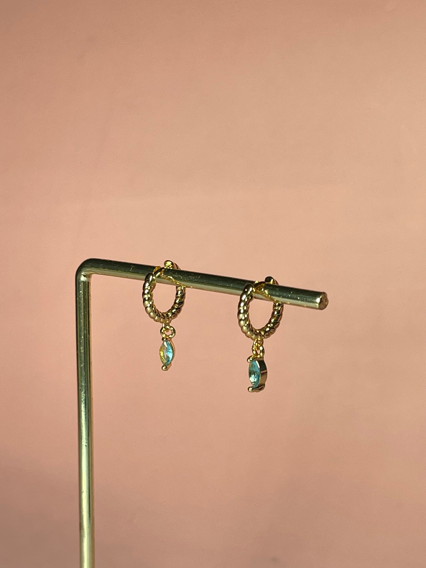 Aro trenza dorado (unidad)