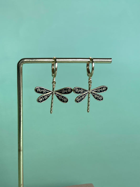Par de pendientes “Dragonfly”