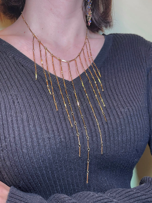 Collar cascada