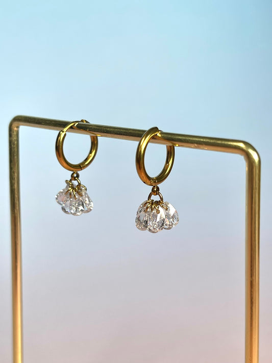 Par de aros brillitos
